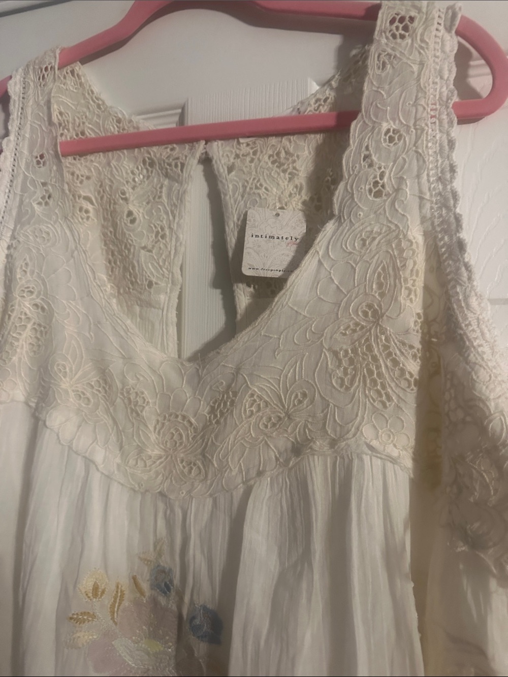 NWT Free People bloomsie Embroidered romper - Picture 6 of 10